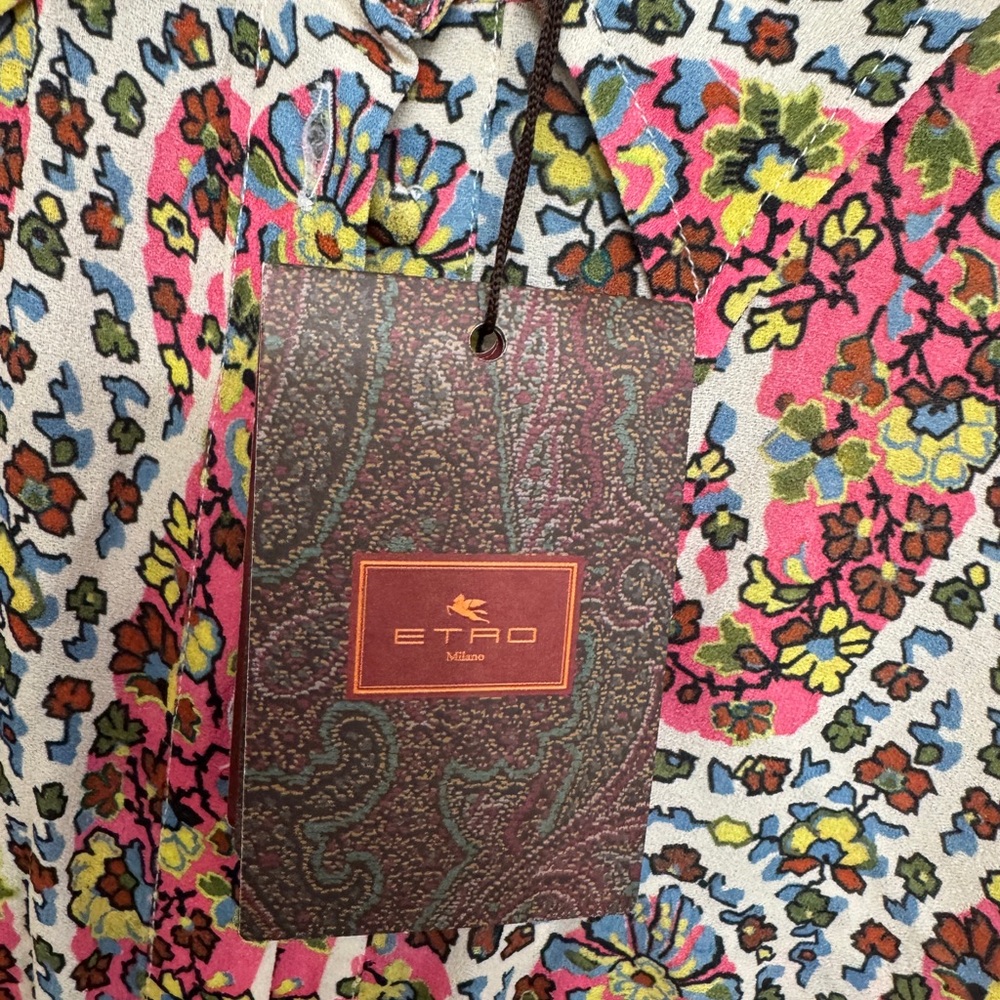 Etro Floral Paisley Midi Shirtdress - Picture 10 of 10